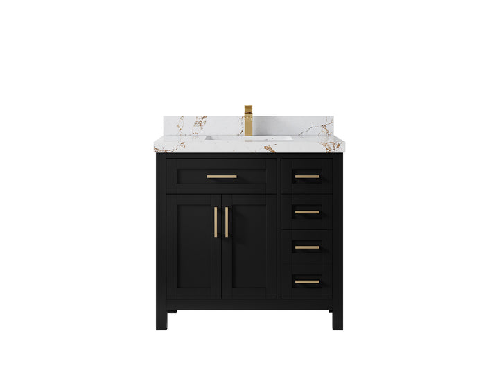 Cambridge 36 in. W x 22 in. D Single Center Sink Bathroom Vanity - photo 48