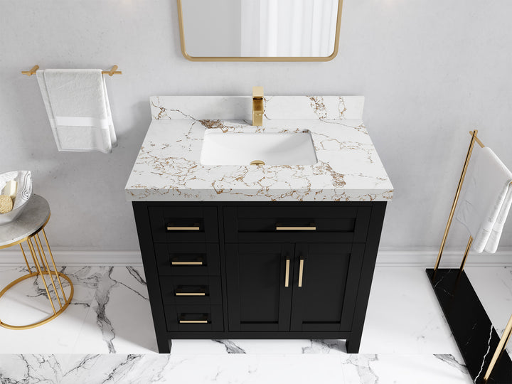 Cambridge 36 in. W x 22 in. D Single Center Sink Bathroom vanity - photo 47
