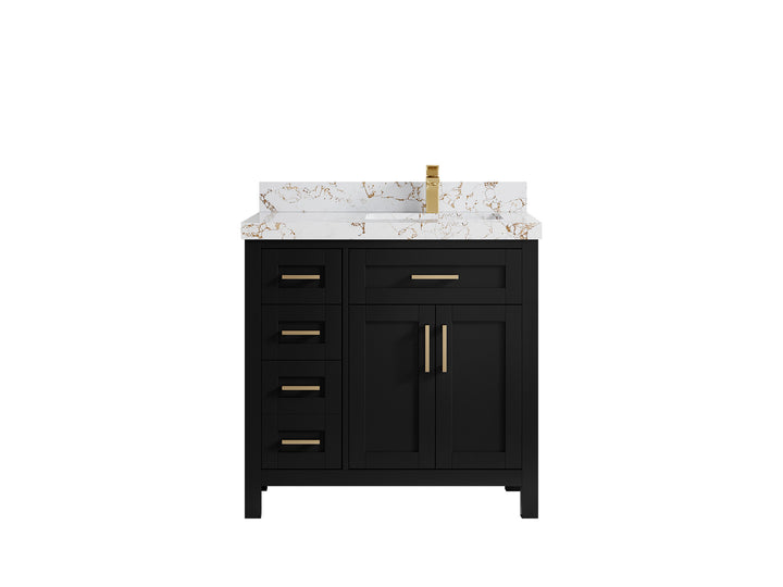 Cambridge 36 in. W x 22 in. D Right Offset Sink Bathroom Vanity - photo 47