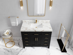 Cambridge 42 in. W x 22 in. D Single Sink Bathroom Vanity - photo 37