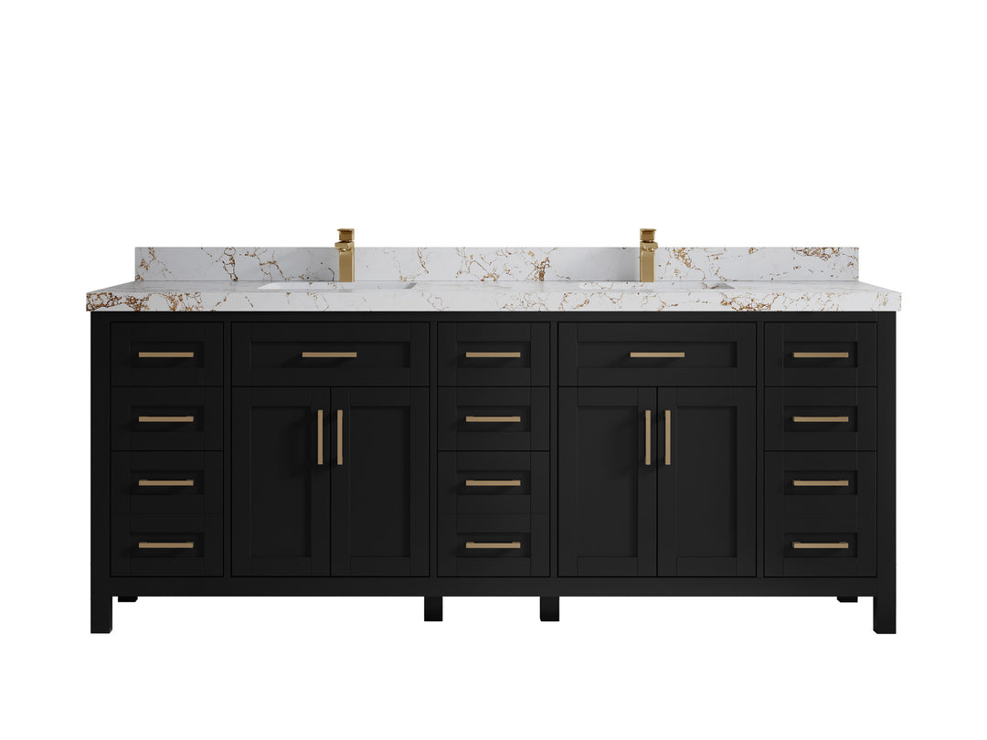 Cambridge 84 in. W x 22 in. D Double Sink Bathroom Vanity
