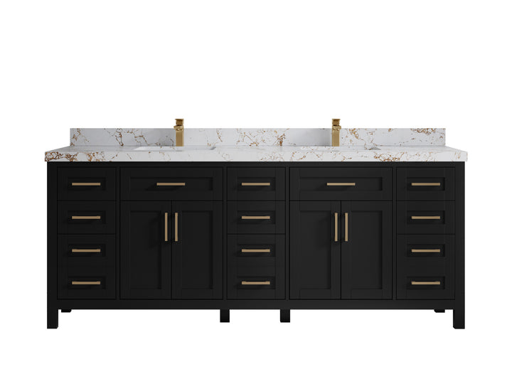 Cambridge 84 in. W x 22 in. D Double Sink Bathroom Vanity - photo 44