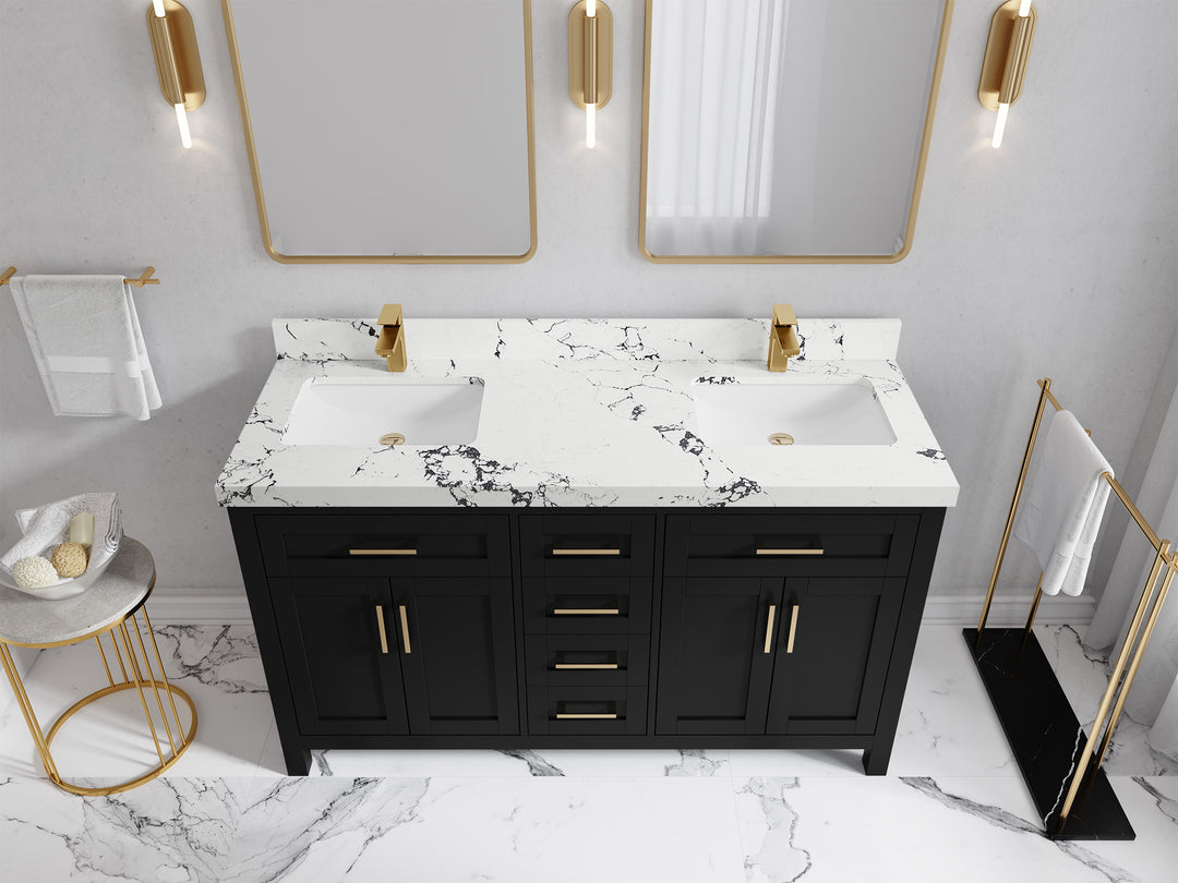 Cambridge 60 in. W x 22 in. D Double Sink Bathroom Vanity
