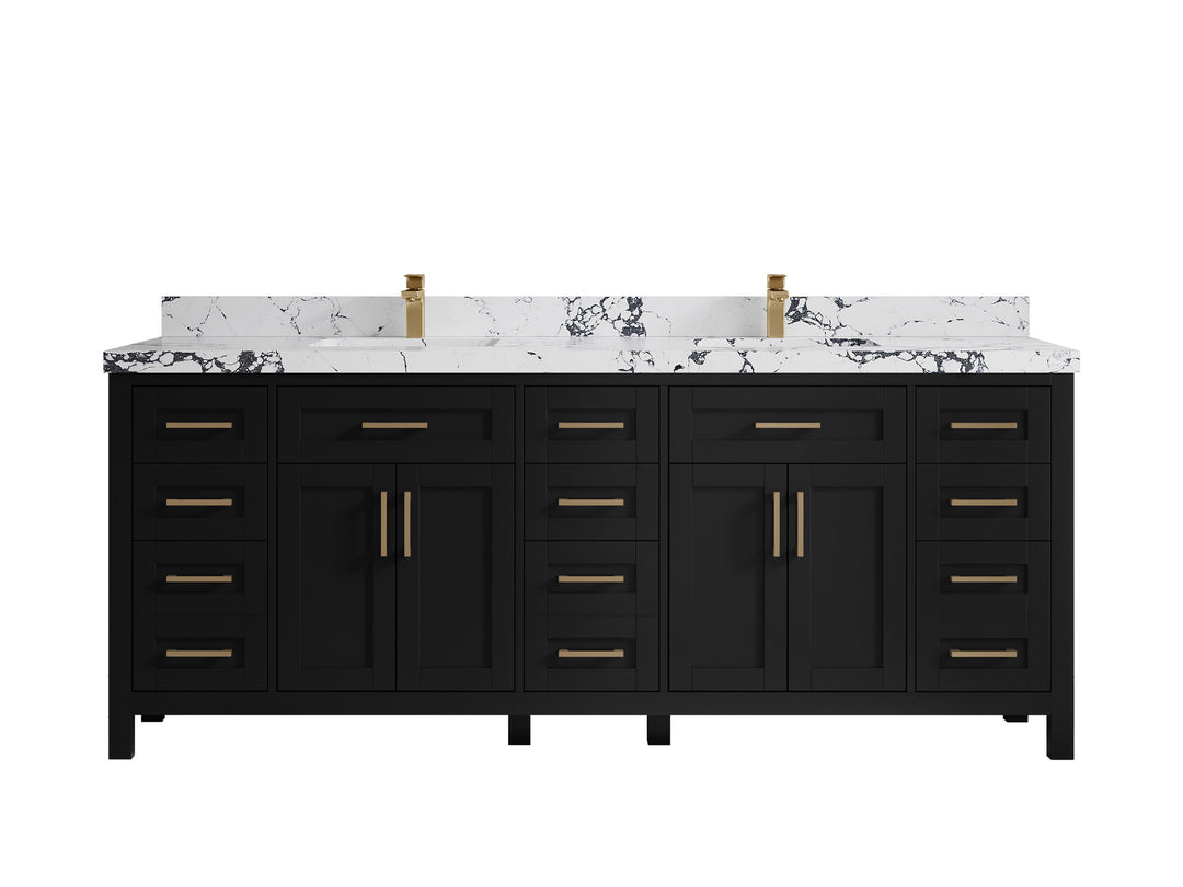 Cambridge 84 in. W x 22 in. D Double Sink Bathroom Vanity