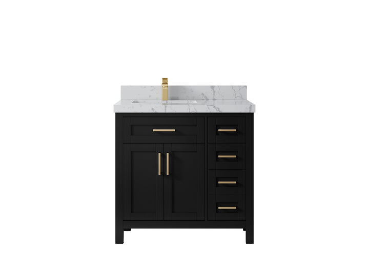 Cambridge 36 in. W x 22 in. D Left Offset Sink Bathroom Vanity - photo 46