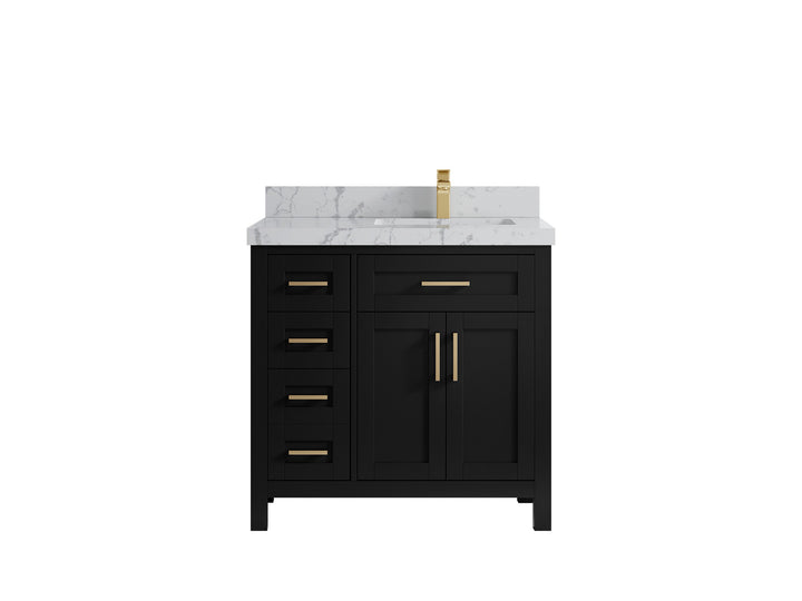 Cambridge 36 in. W x 22 in. D Right Offset Sink Bathroom Vanity - photo 13