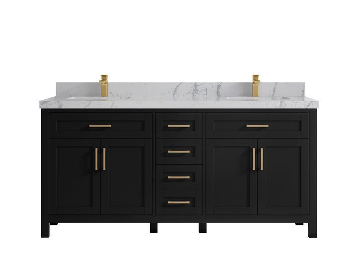Cambridge 72 in. W x 22 in. D Double Sink Bathroom Vanity - photo 45