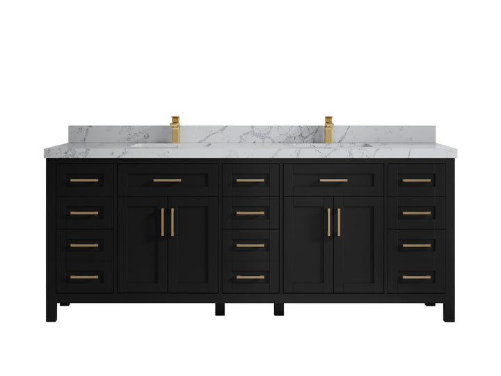 Cambridge 84 in. W x 22 in. D Double Sink Bathroom Vanity - photo 20