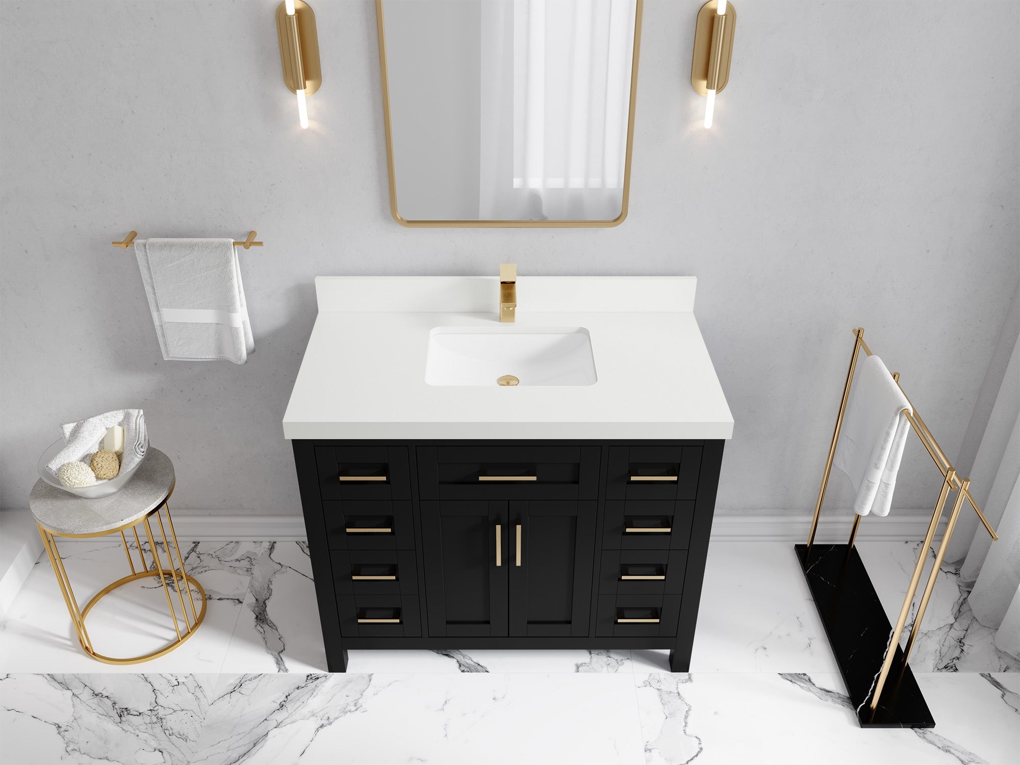 Cambridge 42 in. W x 22 in. D Single Sink Bathroom Vanity