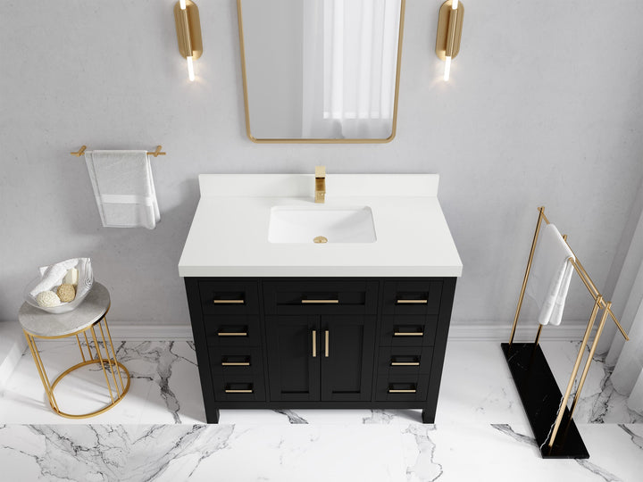 Cambridge 42 in. W x 22 in. D Single Sink Bathroom Vanity - photo 48