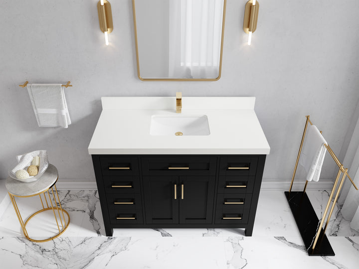 Cambridge 48 in. W x 22 in. D Single Sink Bathroom Vanity - photo 14