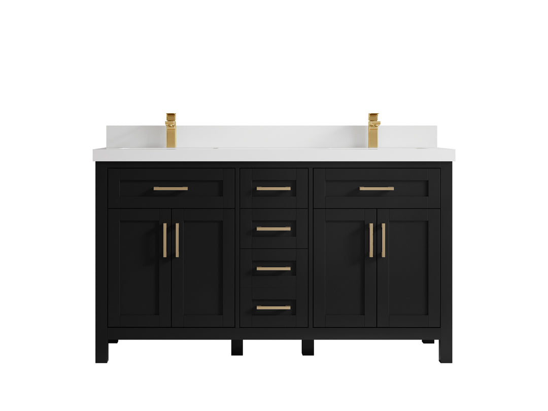 Cambridge 60 in. W x 22 in. D Double Sink Bathroom Vanity