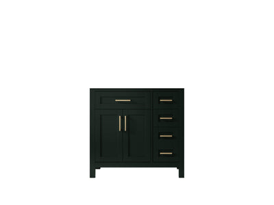 Cambridge 36 in. W x 22 in. D Left Offset Sink Bathroom Vanity