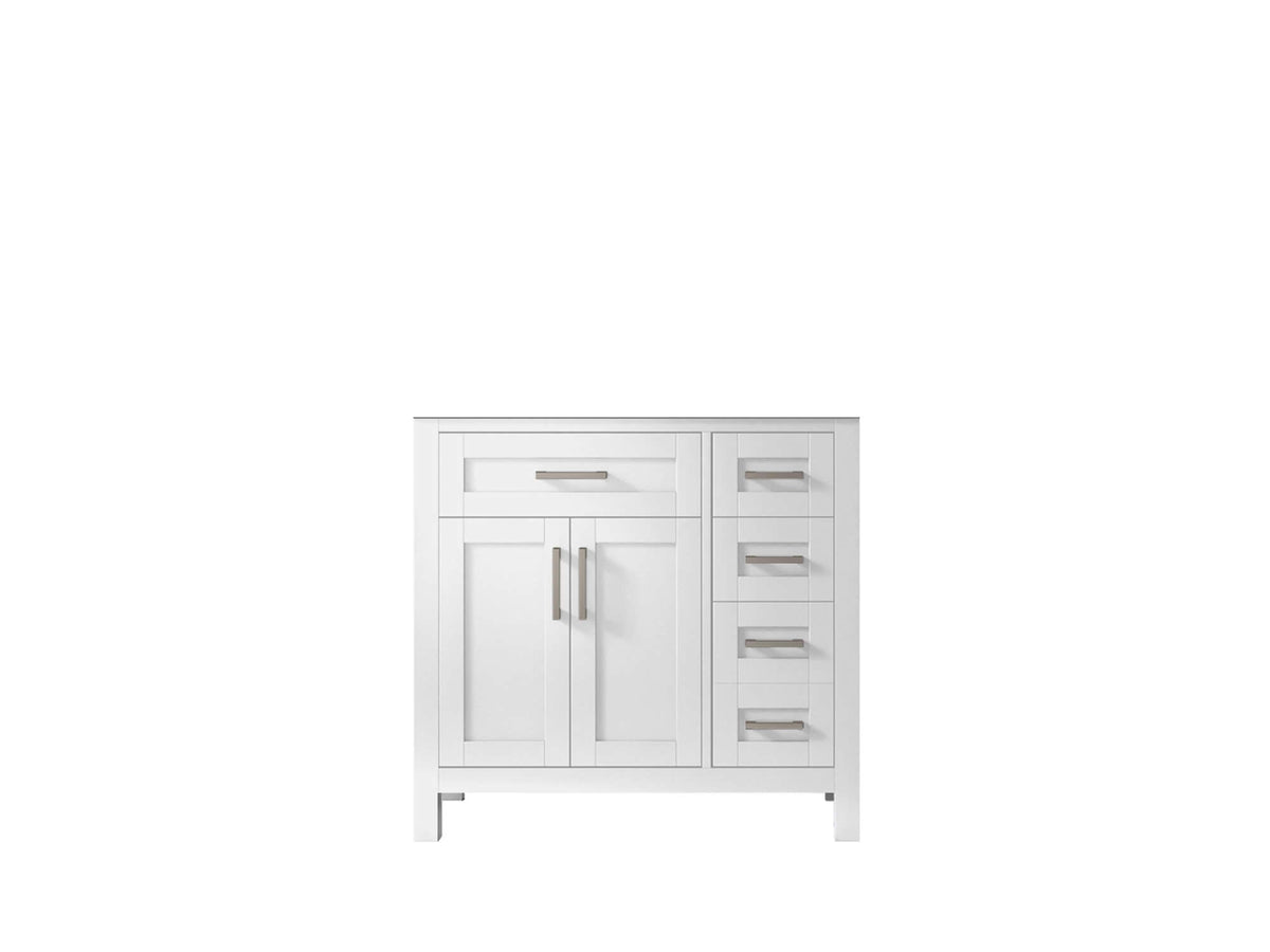 Cambridge 36 in. W x 22 in. D Left Offset Sink Bathroom Vanity
