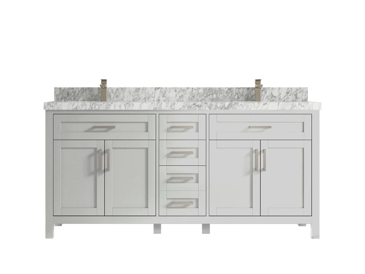 Cambridge 84 in. W x 22 in. D Double Sink Bathroom Vanity - photo 28