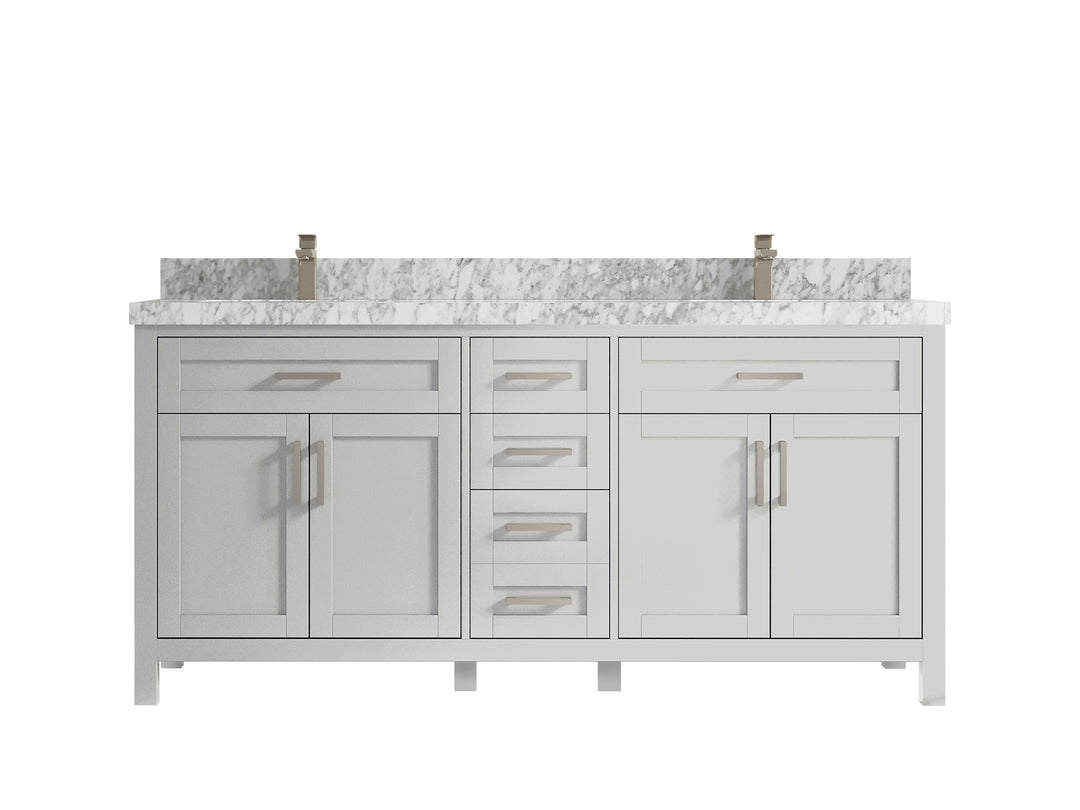 Cambridge 72 in. W x 22 in. D Double Sink Bathroom Vanity