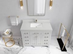 Cambridge 42 in. W x 22 in. D Single Sink Bathroom Vanity - photo 19