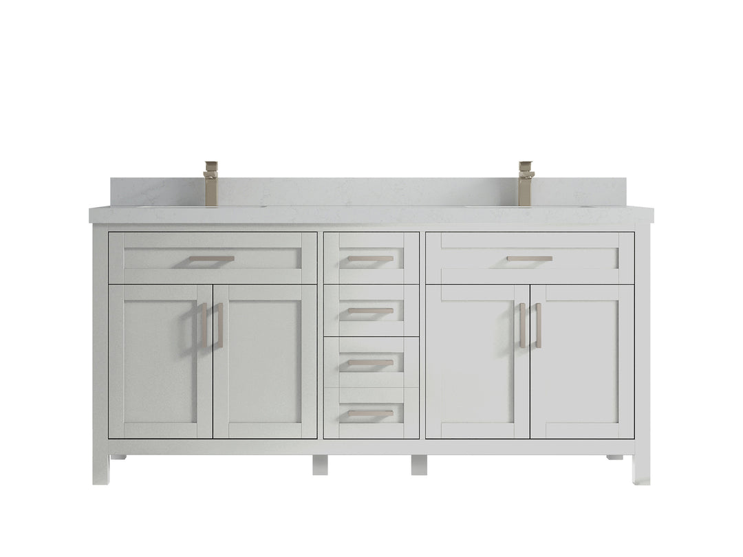 Cambridge 84 in. W x 22 in. D Double Sink Bathroom Vanity