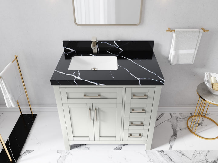 Cambridge 36 in. W x 22 in. D Left Offset Sink Bathroom Vanity - photo 15