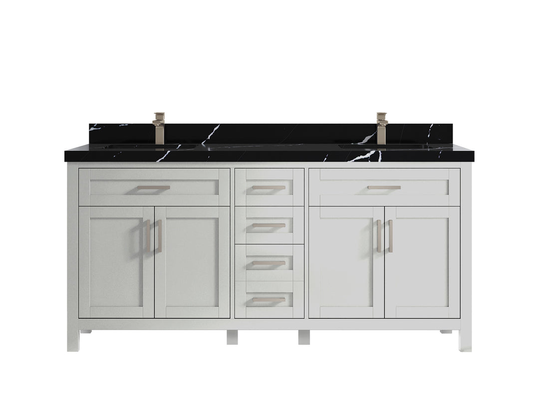 Cambridge 84 in. W x 22 in. D Double Sink Bathroom Vanity