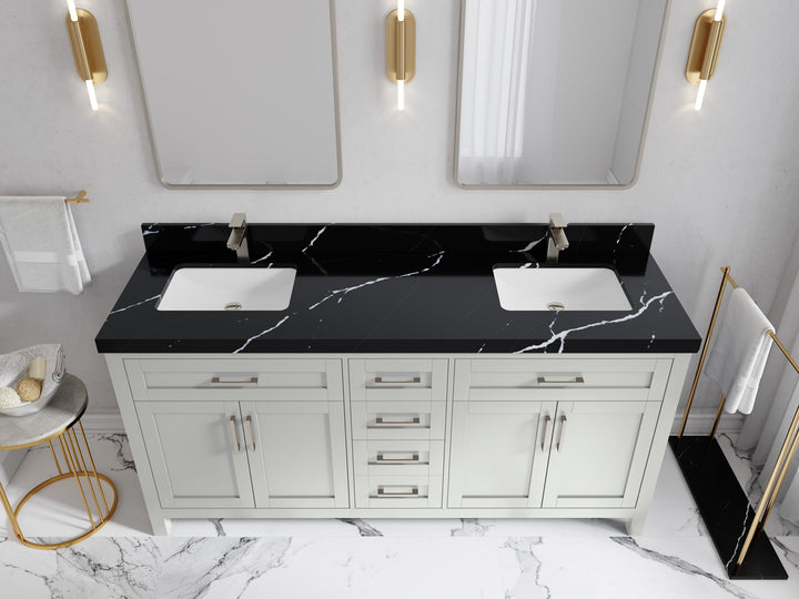 Cambridge 72 in. W x 22 in. D Double Sink Bathroom Vanity - photo 48