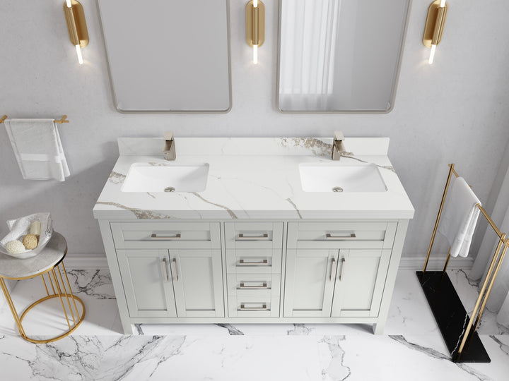 Cambridge 60 in. W x 22 in. D Double Sink Bathroom Vanity - photo 18