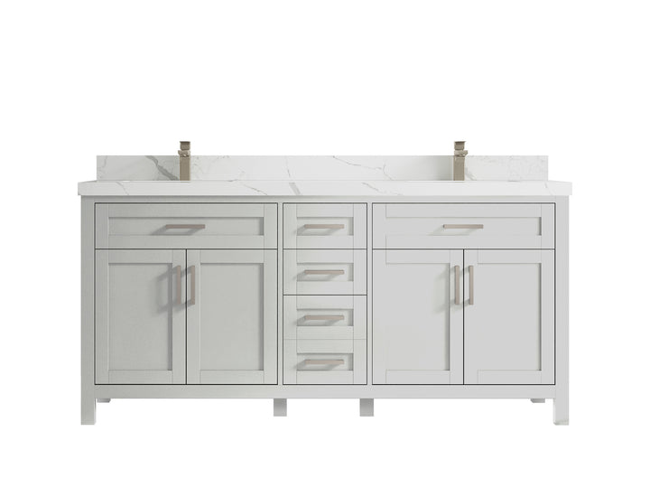 Cambridge 84 in. W x 22 in. D Double Sink Bathroom Vanity - photo 20