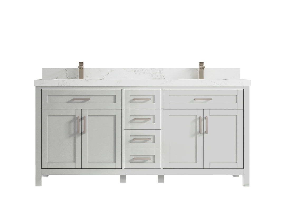Cambridge 84 in. W x 22 in. D Double Sink Bathroom Vanity