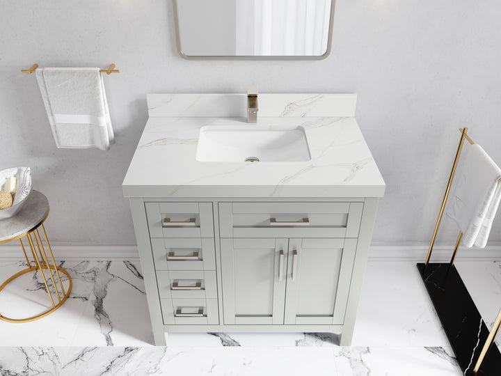 Cambridge 36 in. W x 22 in. D Single Center Sink Bathroom vanity - photo 19