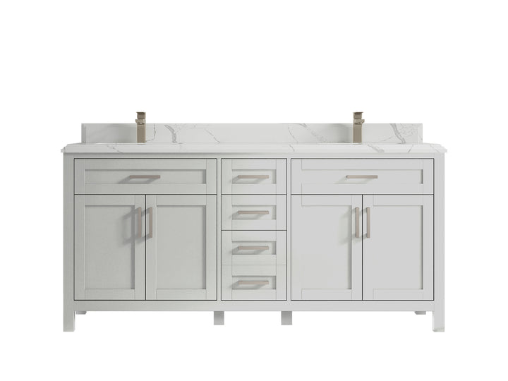 Cambridge 72 in. W x 22 in. D Double Sink Bathroom Vanity - photo 27