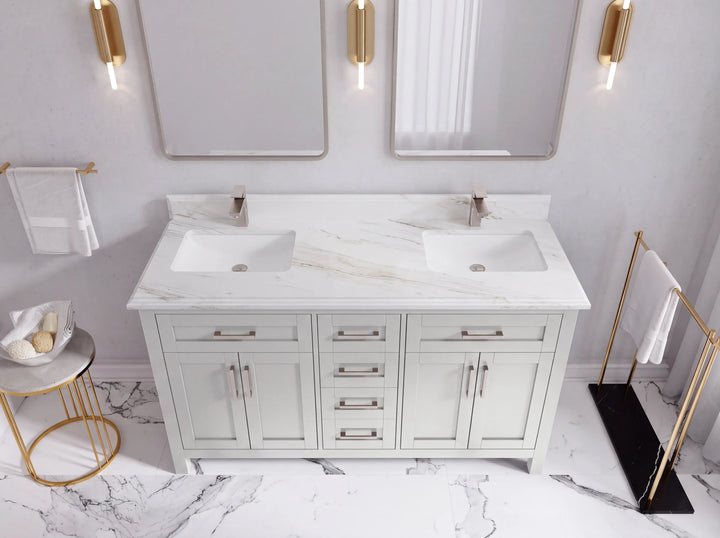 Cambridge 60 in. W x 22 in. D Double Sink Bathroom Vanity - photo 49