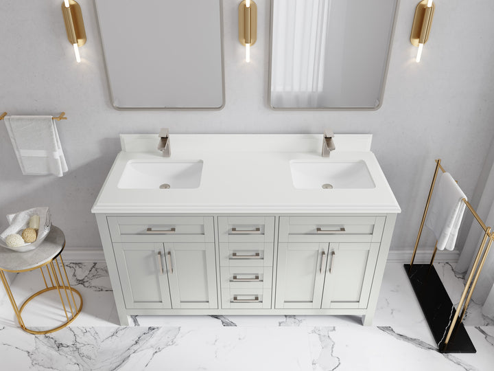 Cambridge 60 in. W x 22 in. D Double Sink Bathroom Vanity - photo 36