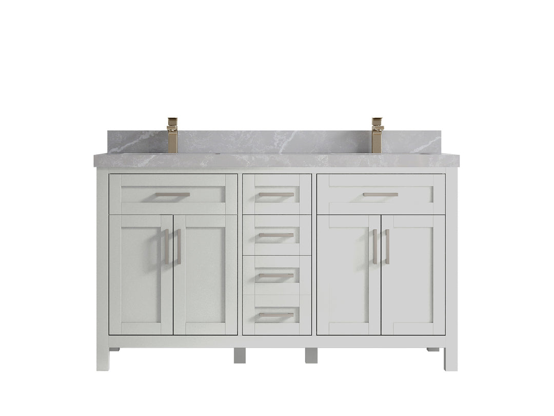 Cambridge 60 in. W x 22 in. D Double Sink Bathroom Vanity