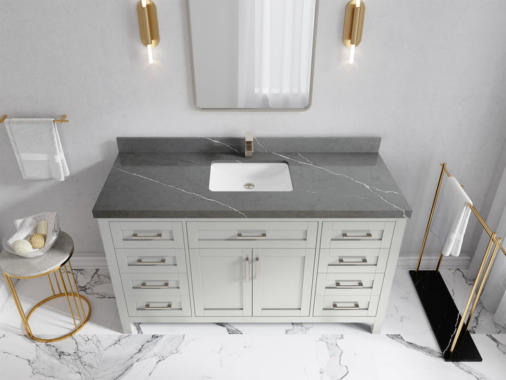Cambridge 60 in. W x 22 in. D Single Sink Bathroom Vanity - photo 36
