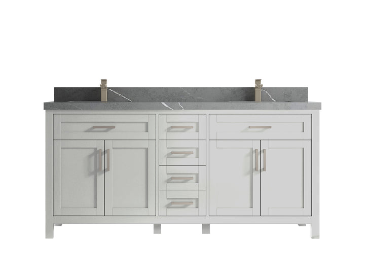 Cambridge 72 in. W x 22 in. D Double Sink Bathroom Vanity - photo 37