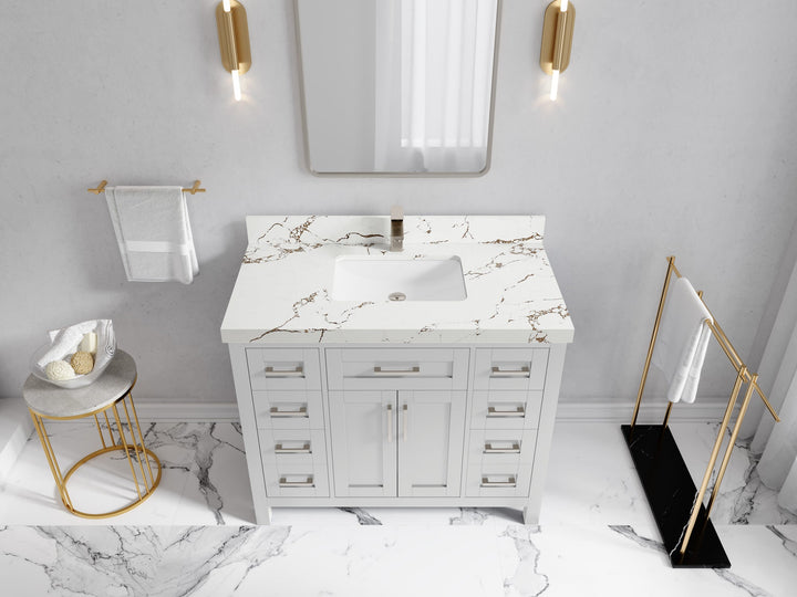 Cambridge 42 in. W x 22 in. D Single Sink Bathroom Vanity - photo 39