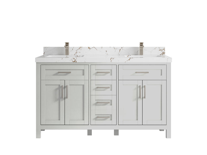 Cambridge 60 in. W x 22 in. D Double Sink Bathroom Vanity - photo 45
