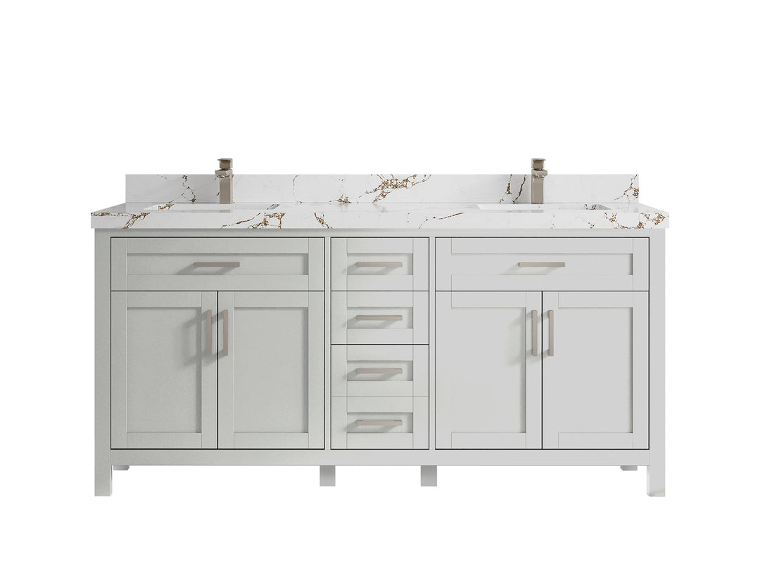 Cambridge 72 in. W x 22 in. D Double Sink Bathroom Vanity