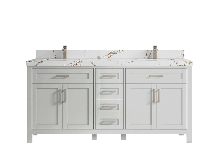 Cambridge 72 in. W x 22 in. D Double Sink Bathroom Vanity - photo 39