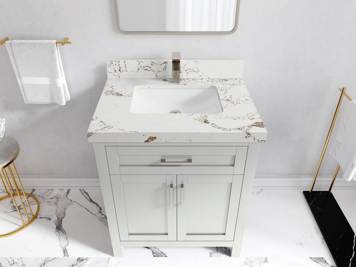 Cambridge 30 in. W x 22 in. D Single Sink Bathroom Vanity - photo 47