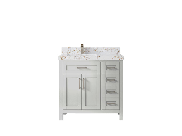 Cambridge 36 in. W x 22 in. D Single Center Sink Bathroom Vanity - photo 48