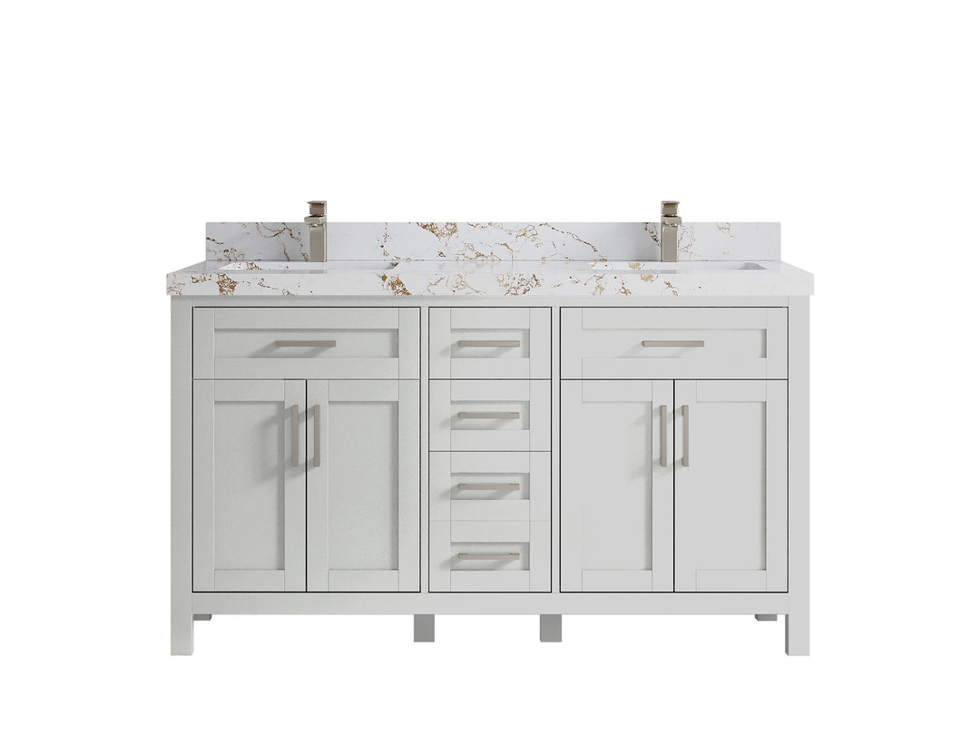 Cambridge 60 in. W x 22 in. D Double Sink Bathroom Vanity