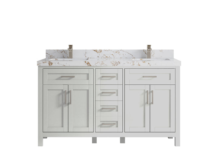 Cambridge 60 in. W x 22 in. D Double Sink Bathroom Vanity - photo 47