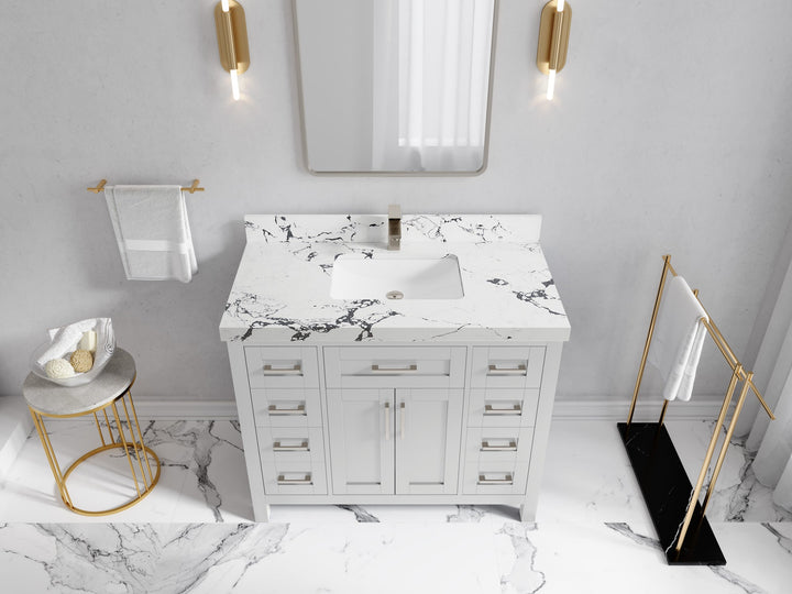 Cambridge 42 in. W x 22 in. D Single Sink Bathroom Vanity - photo 45