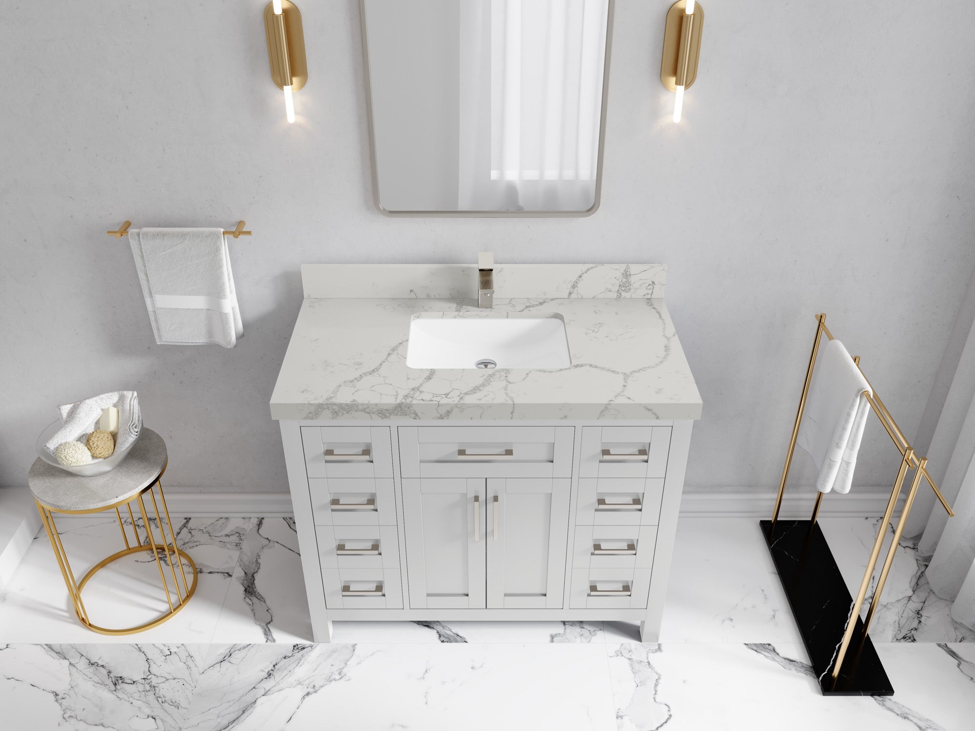 Cambridge 42 in. W x 22 in. D Single Sink Bathroom Vanity