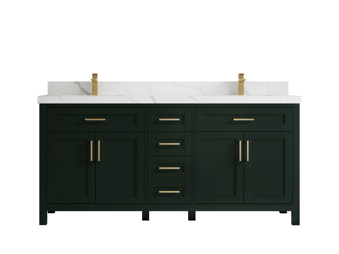 Cambridge 72 in. W x 22 in. D Double Sink Bathroom Vanity