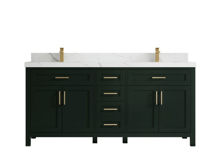 Cambridge 72 in. W x 22 in. D Double Sink Bathroom Vanity - photo 13