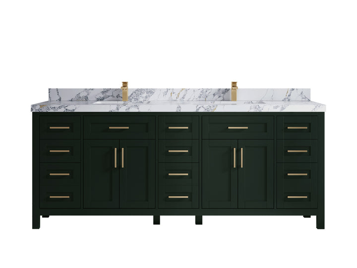 Cambridge 84 in. W x 22 in. D Double Sink Bathroom Vanity - photo 25
