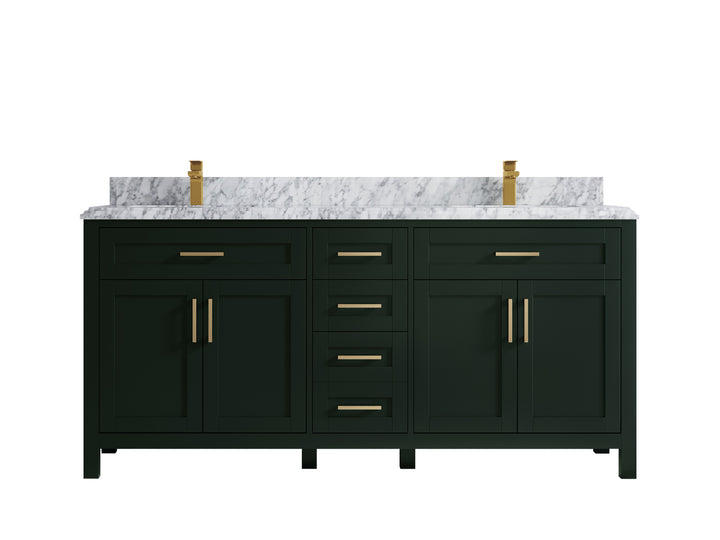 Cambridge 72 in. W x 22 in. D Double Sink Bathroom Vanity - photo 32