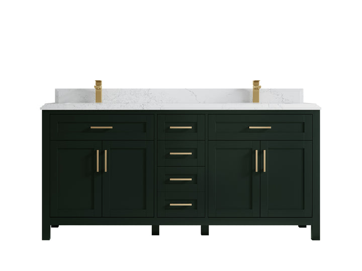 Cambridge 72 in. W x 22 in. D Double Sink Bathroom Vanity - photo 19